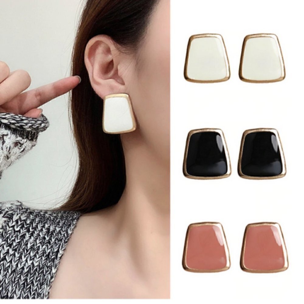 Fashion enamel boho stud earrings jewelry